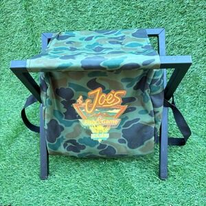 Joe Camel Vintage Fish & Game Club Folding Stool Cooler Bag Green Camo Good OS